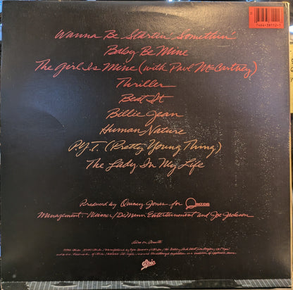 Michael Jackson - Thriller (VINYL) | Near Mint (NM) Near Mint (NM)-