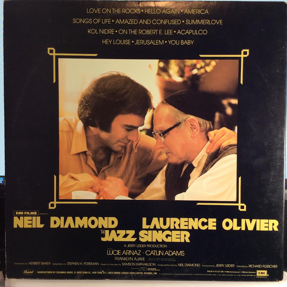 Neil Diamond - The Jazz Singer (Original Songs From The Motion Picture) (VINYL) | Near Mint- (NM-) Excellent (EX)-