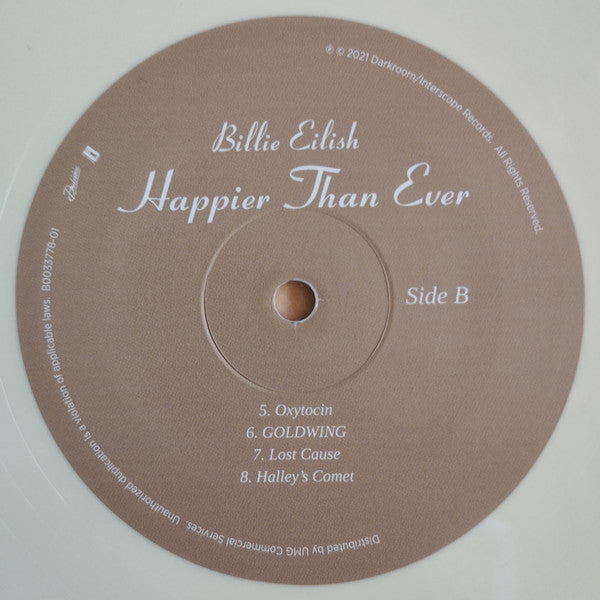 Billie Eilish - Happier Than Ever (2xVINYL) | Near Mint (NM) Near Mint (NM)-