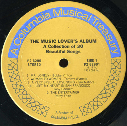 Various - The Music Lover's Album (A Collection Of 30 Beautiful Songs) | Near Mint (NM) Near Mint (NM)-