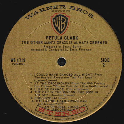 Petula Clark - The Other Man's Grass Is Always Greener *STEREO* | Near Mint (NM) Very Good Plus (VG+)-