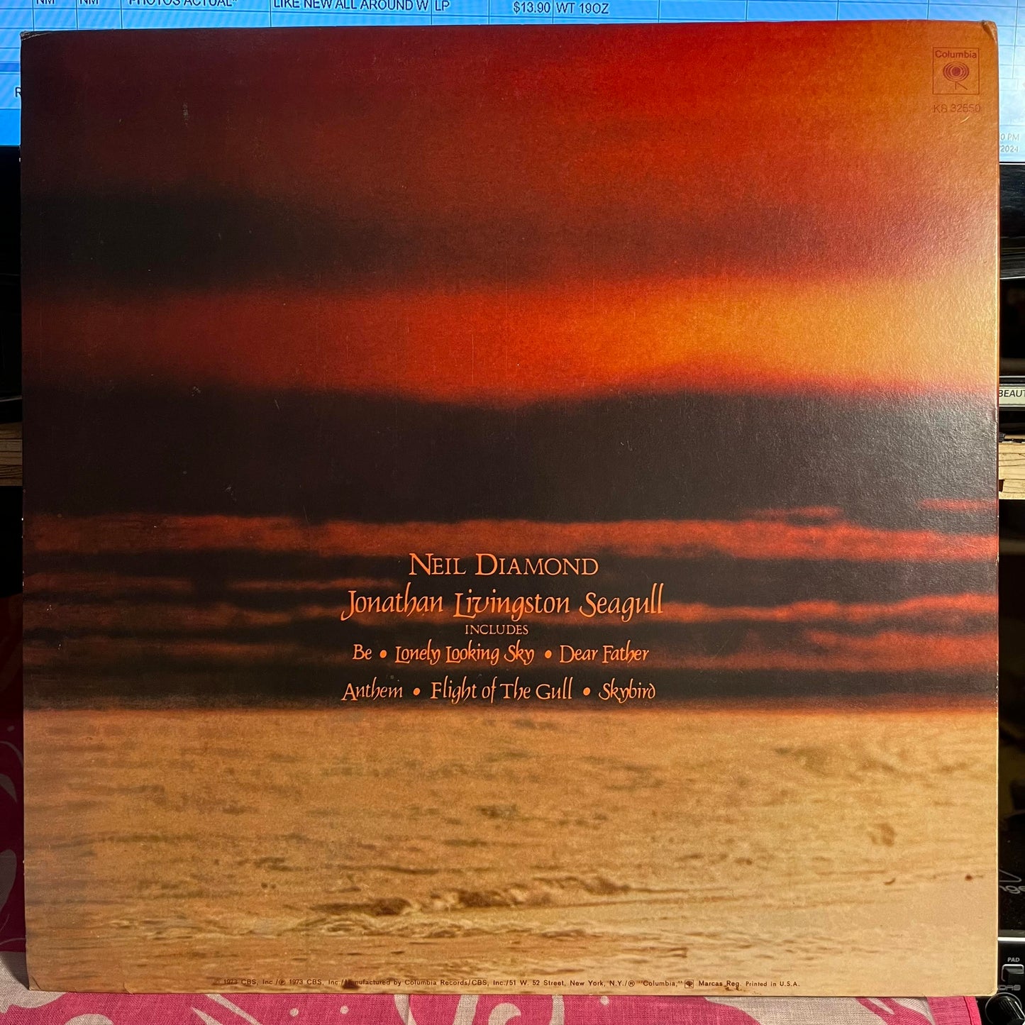 Neil Diamond - Jonathan Livingston Seagull (Original Motion Picture Sound Track) *PITMAN* | Near Mint (NM) Near Mint (NM)-