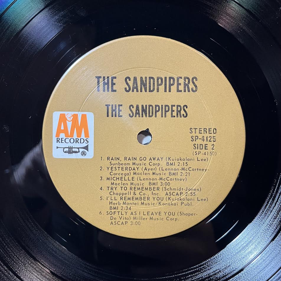 The Sandpipers - The Sandpipers (VINYL) | Near Mint (NM) Near Mint (NM)--