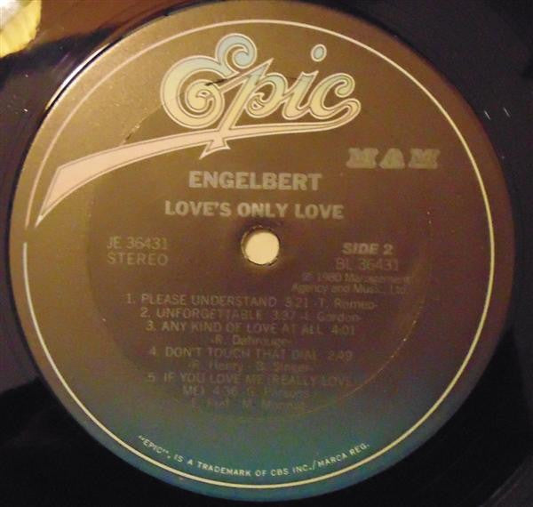 Engelbert Humperdinck - Love's Only Love *SHRINK* | Near Mint (NM) Near Mint (NM)-