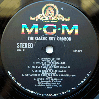 Roy Orbison - The Classic Roy Orbison *MGM* | Near Mint (NM) Excellent (EX)-
