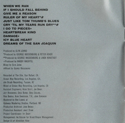 Linda Ronstadt - We Ran (CD) | Near Mint (NM) Near Mint (NM)-