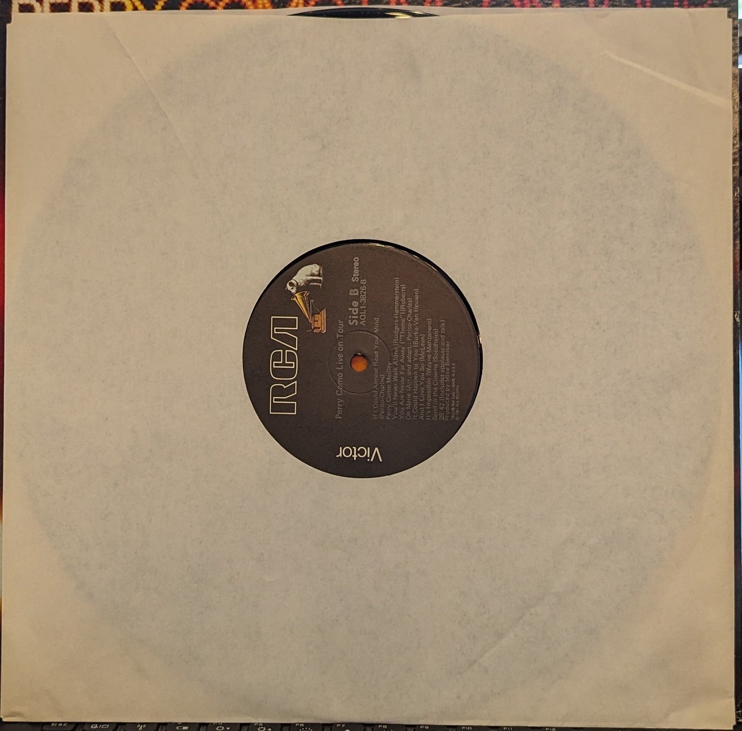 Perry Como Live On Tour | Near Mint (NM) Excellent (EX)-
