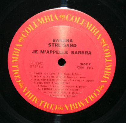 Barbra Streisand - Je M'appelle Barbra *REISSUE* | Near Mint (NM) Excellent (EX)-