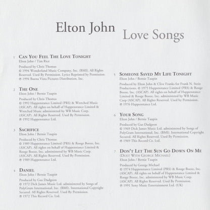 Elton John - Love Songs (CD) | Near Mint (NM) Near Mint (NM)--