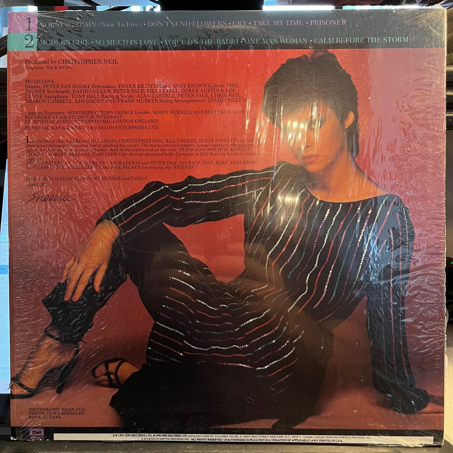 Sheena Easton - Sheena Easton (VINYL) | Near Mint (NM) Near Mint (NM)-