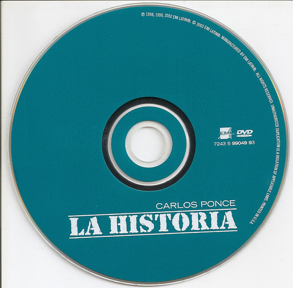 Carlos Ponce - La Historia (CD/DVD) | Near Mint (NM) Near Mint (NM)-