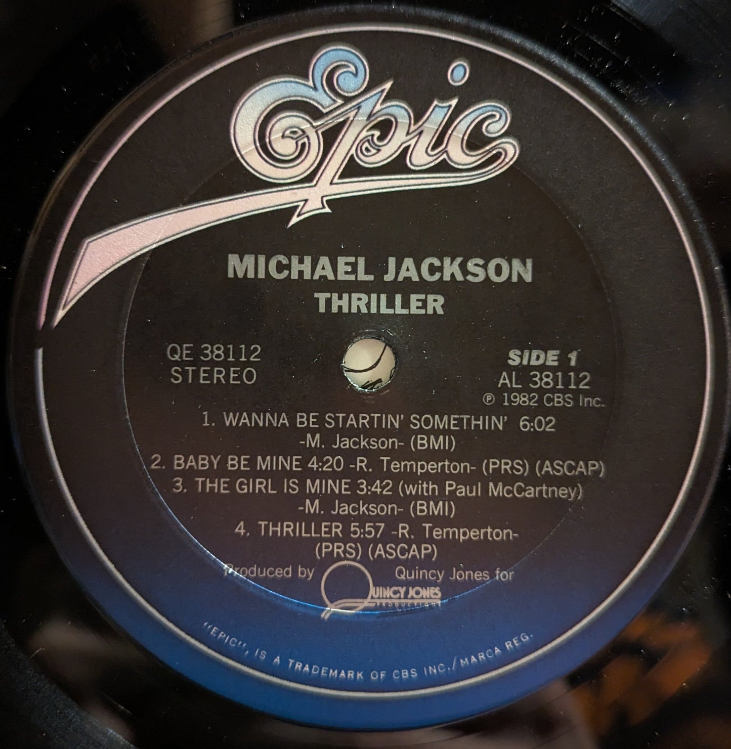 Michael Jackson - Thriller *1982 ORIGINAL* | Near Mint (NM) Excellent (EX)-