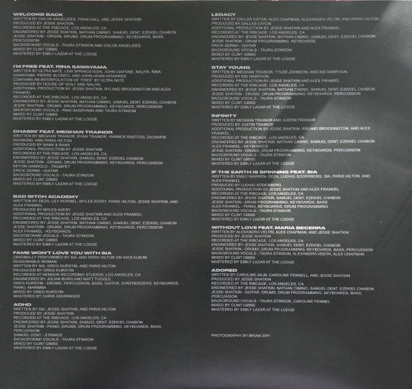 Paris Hilton - Infinite Icon (VINYL) | Near Mint (NM) Near Mint (NM)-