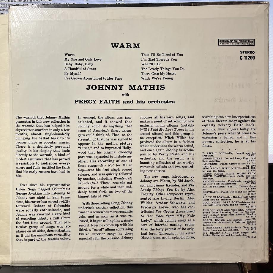 Warm (VINYL) | Near Mint (NM) Near Mint (NM)--