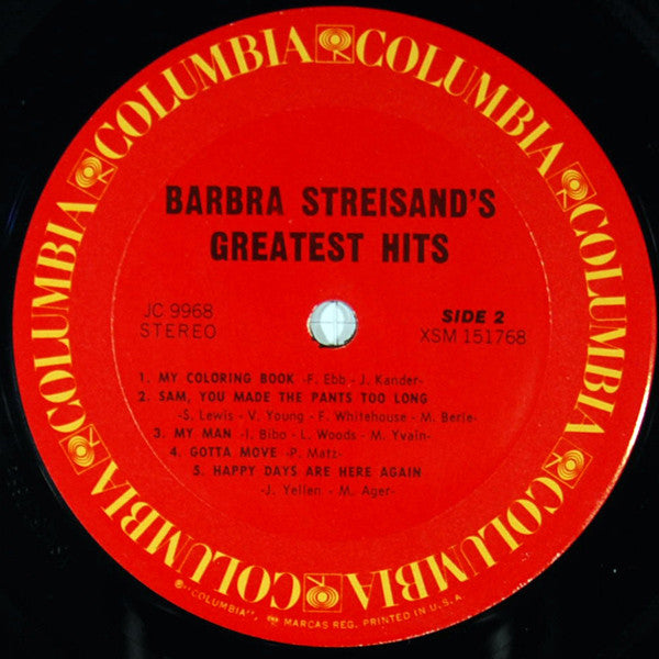 Barbra Streisand - Barbra Streisand's Greatest Hits | Near Mint (NM) Near Mint (NM)-