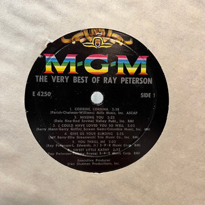 Ray Peterson - The Very Best Of Ray Peterson (VINYL LP MGM SE-4250 1964) | Near Mint (NM or M-) Very Good (VG)--