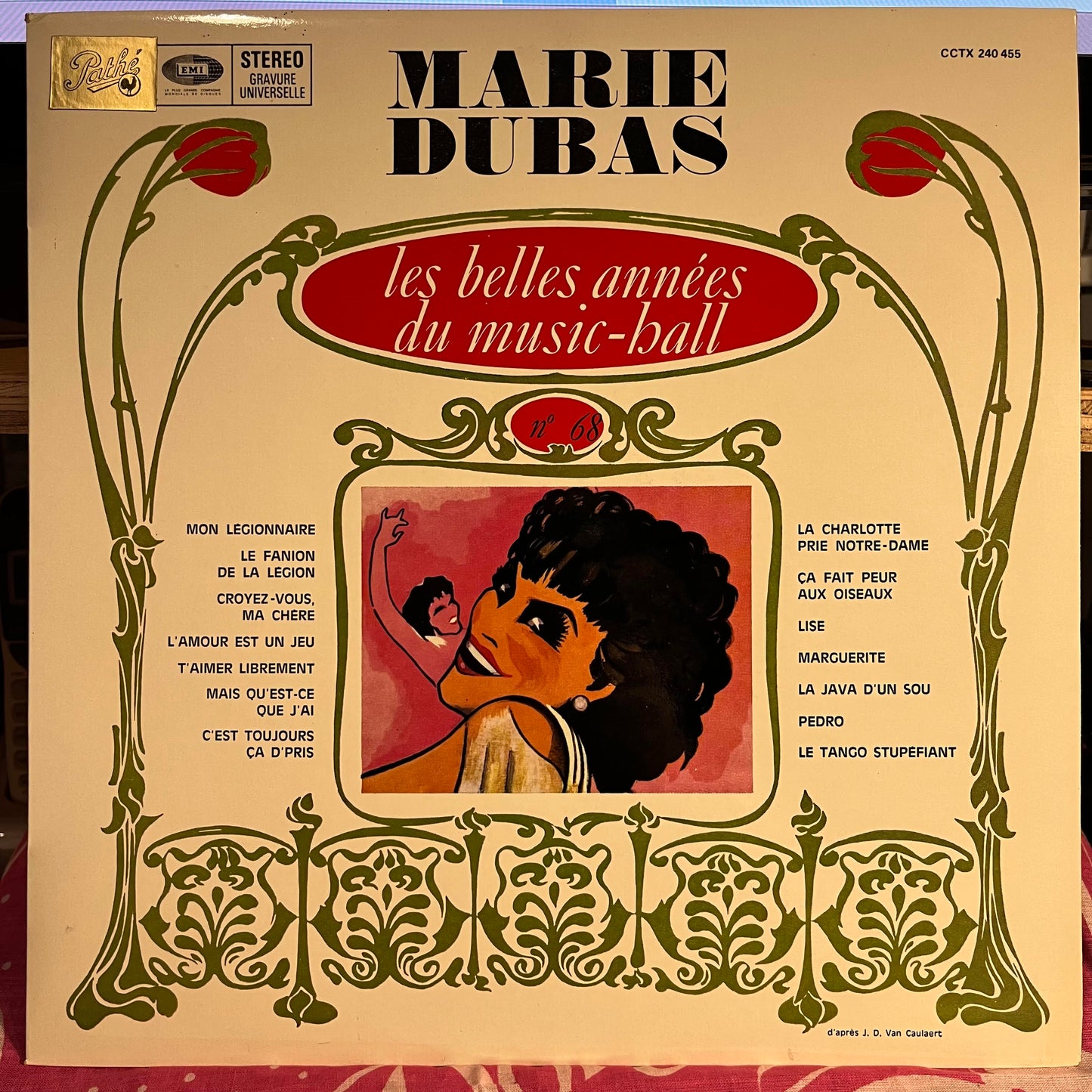 Marie Dubas - Les Belles Années Du Music-Hall N° 68 *FRANCE* | Near Mint (NM) Near Mint (NM)--