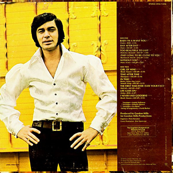 Engelbert Humperdinck - In Time | Near Mint (NM) Near Mint (NM)-