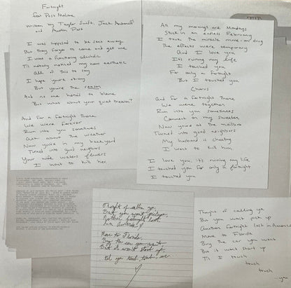 Taylor Swift - The Tortured Poets Department (2X LP) *Phantom Clear* | Near Mint (NM) Near Mint (NM)-