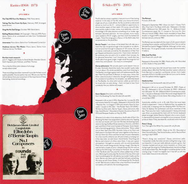 Elton John - Jewel Box (Rarities & B-Sides) (3xVINYL) | Near Mint (NM) Near Mint- (NM-)-