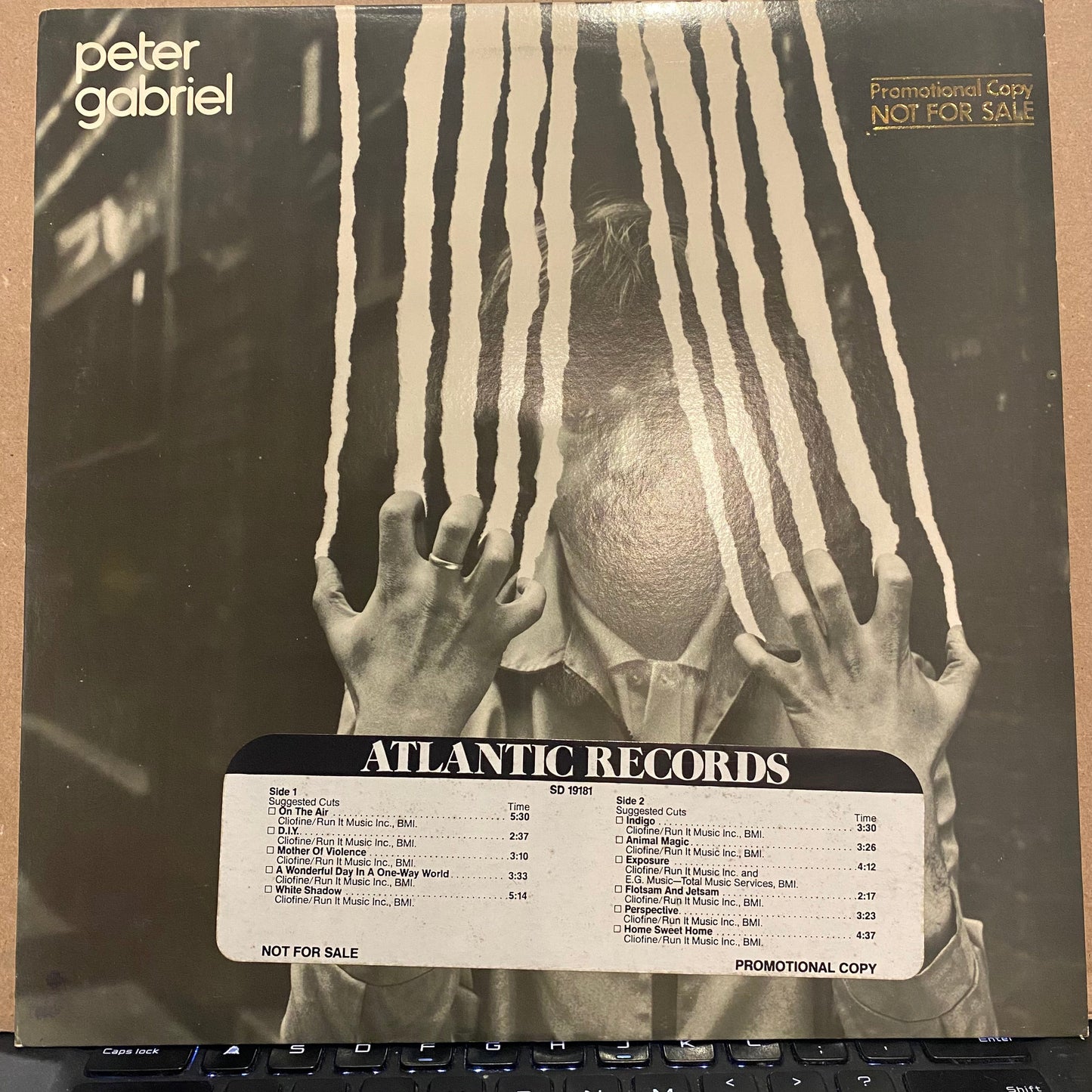 Peter Gabriel - Peter Gabriel *PRESWELL PROMO* | Near Mint (NM) Near Mint (NM)-