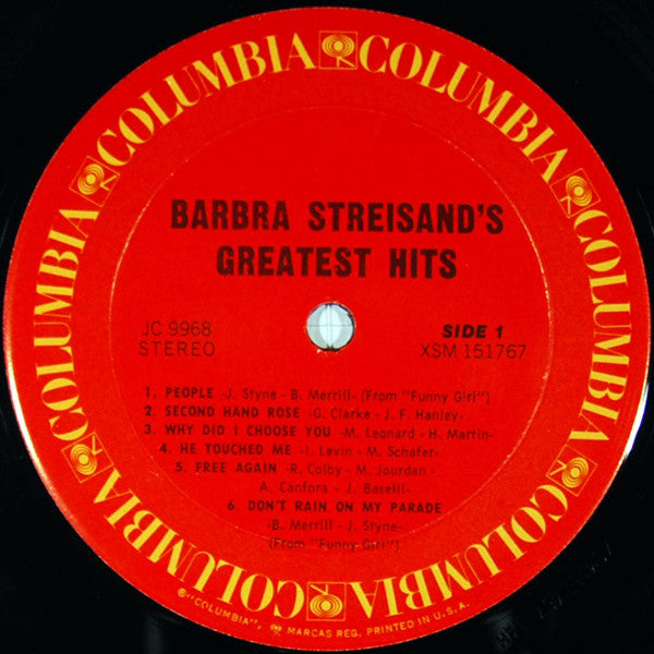 Barbra Streisand - Barbra Streisand's Greatest Hits | Near Mint (NM) Near Mint (NM)-