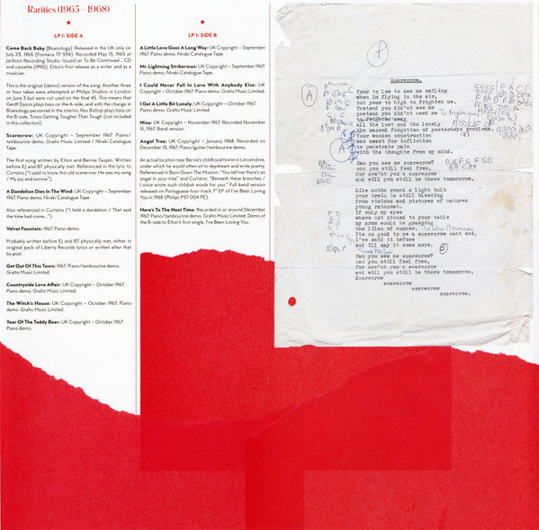 Elton John - Jewel Box (Rarities & B-Sides) (3xVINYL) | Near Mint (NM) Near Mint- (NM-)-