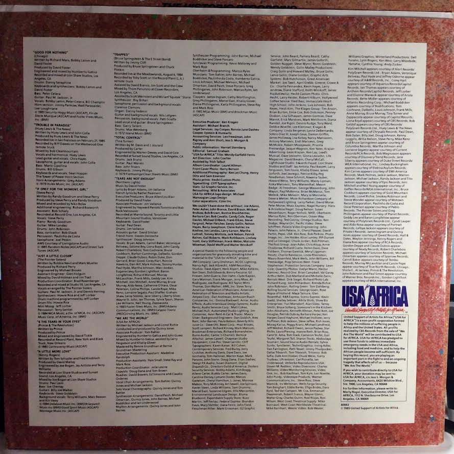USA For Africa - We Are The World (VINYL) | Near Mint (NM) Near Mint (NM)-
