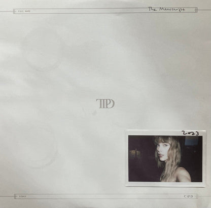 Taylor Swift - The Tortured Poets Department (2X LP) *Phantom Clear* | Near Mint (NM) Near Mint (NM)-