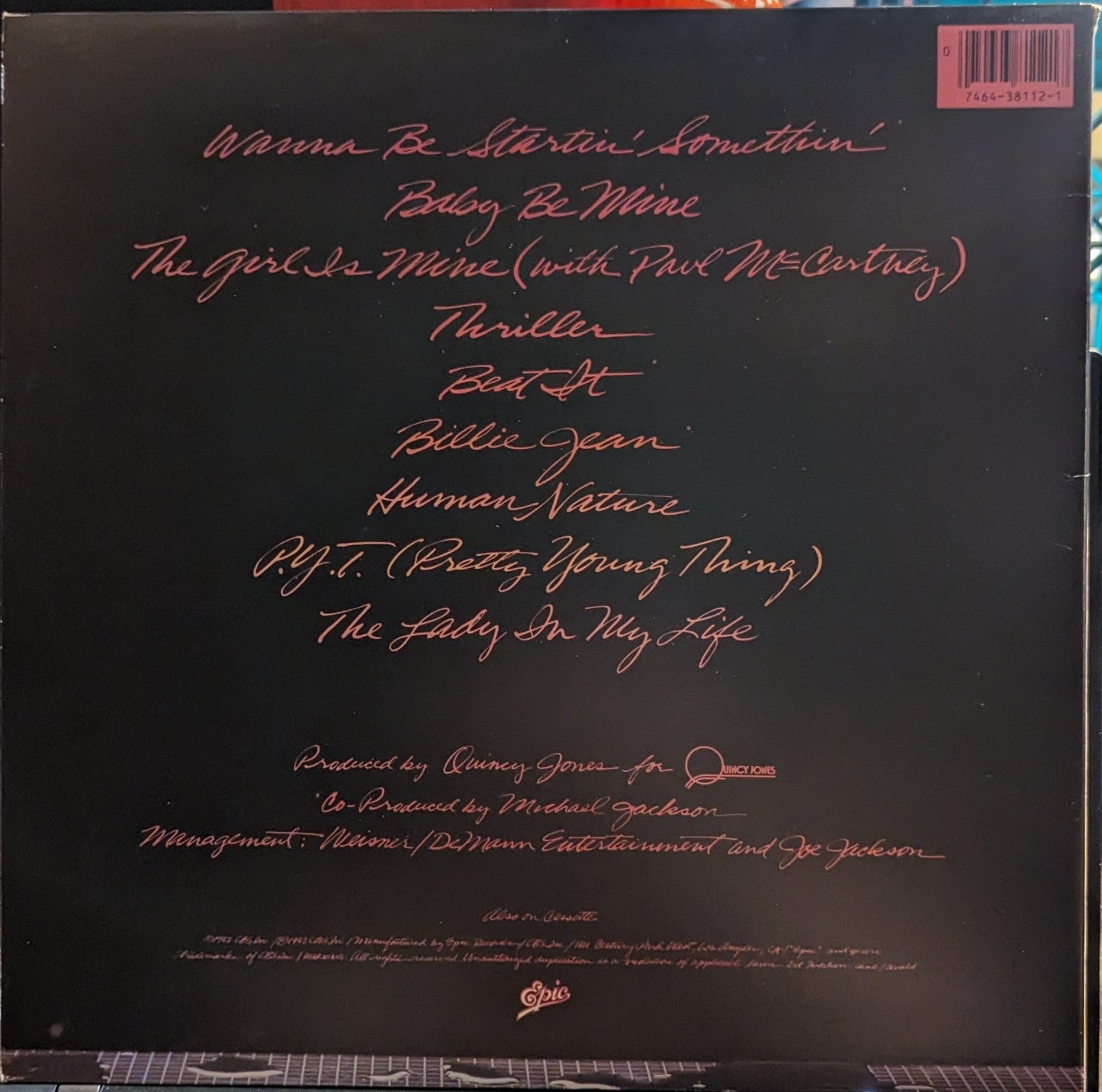 Michael Jackson - Thriller *1982 ORIGINAL* | Near Mint (NM) Excellent (EX)-