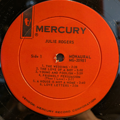 Julie Rogers - Julie Rogers (VINYL) | Near Mint (NM) Near Mint (NM)--