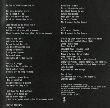 Linda Ronstadt - We Ran (CD) | Near Mint (NM) Near Mint (NM)-