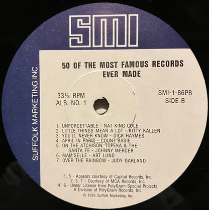 Various - 50 Of The Most Famous Records Ever Made Album No. 1 | Near Mint (NM) Near Mint (NM)-