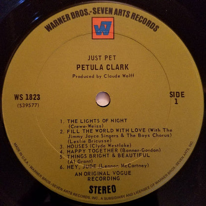 Petula Clark - Just Pet *STEREO-POSTER* | Near Mint (NM) Excellent (EX)--