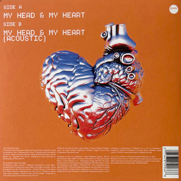 My Head & My Heart (7") | Near Mint (NM) Near Mint (NM)-