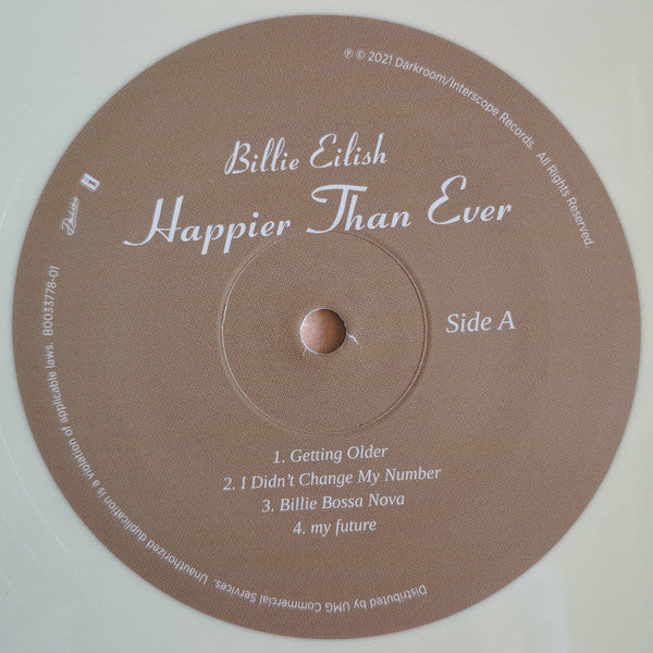 Billie Eilish - Happier Than Ever (2xVINYL) | Near Mint (NM) Near Mint (NM)-
