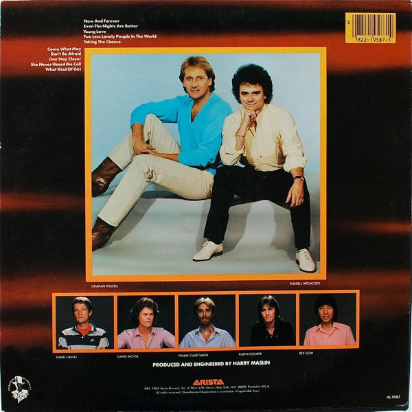 Air Supply - Now And Forever (VINYL) | Near Mint (NM) Very Good Plus (VG+)-