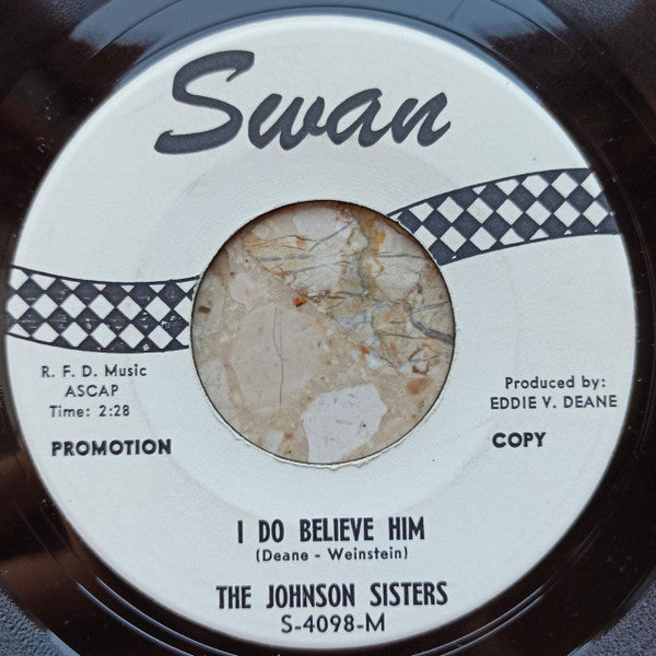 The Johnson Sisters - Take My Heart / I Do Believe Him (7") | Near Mint (NM) Generic-