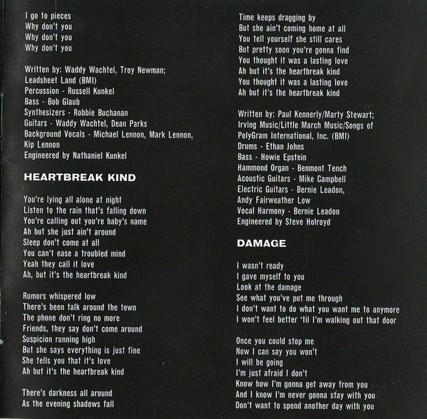 Linda Ronstadt - We Ran (CD) | Near Mint (NM) Near Mint (NM)-