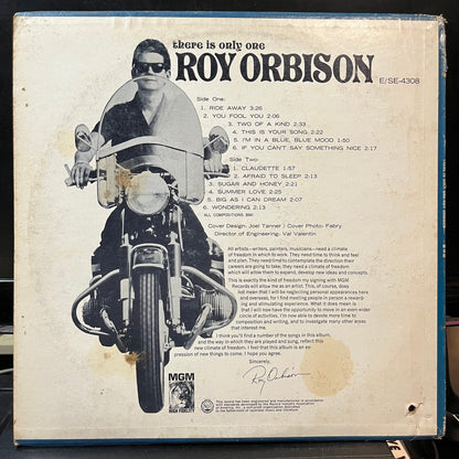 Roy Orbison - There Is Only One Roy Orbison (VINYL LP MGM E 4308 1965) | Near Mint (NM or M-) Very Good Plus (VG+)--