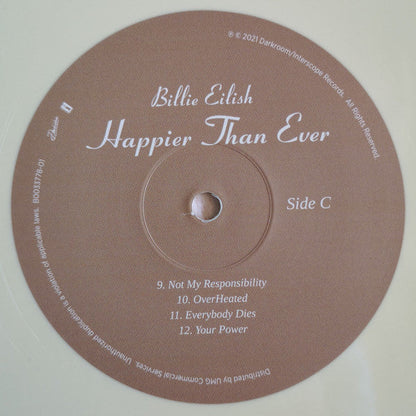 Billie Eilish - Happier Than Ever (2xVINYL) | Near Mint (NM) Near Mint (NM)-