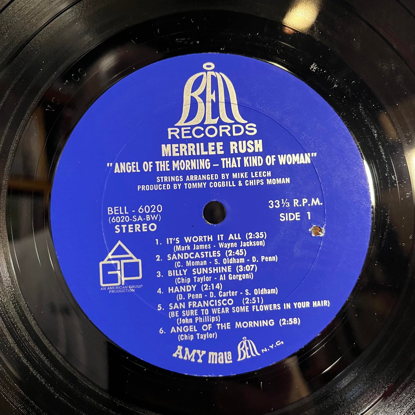 Merrilee & The Turnabouts - Angel Of The Morning *BESTWAY* | Near Mint (NM) Near Mint (NM)-