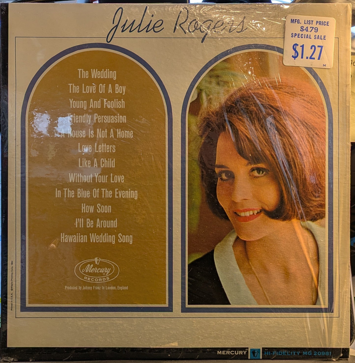 Julie Rogers - Julie Rogers (VINYL) | Near Mint (NM) Near Mint (NM)--