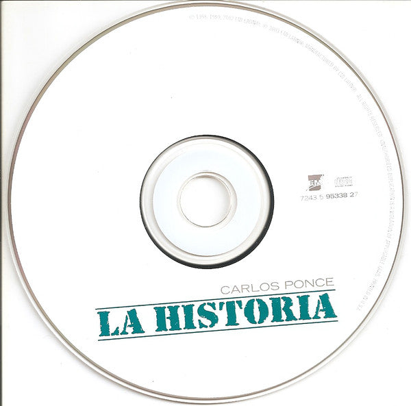 Carlos Ponce - La Historia (CD/DVD) | Near Mint (NM) Near Mint (NM)-