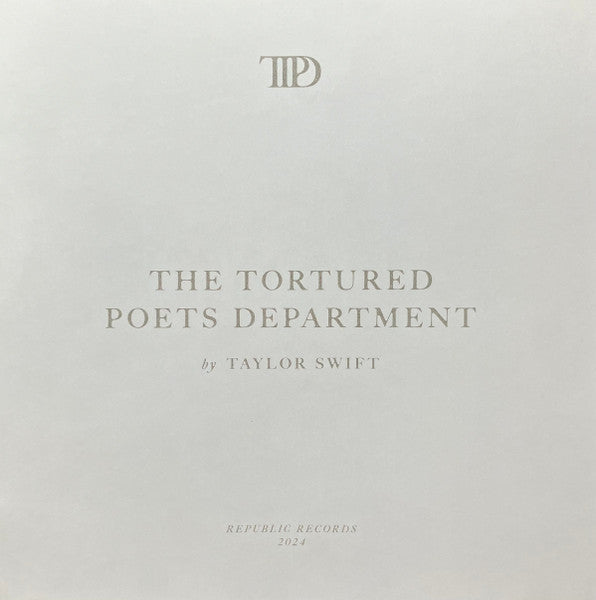 Taylor Swift - The Tortured Poets Department (2X LP) *Phantom Clear* | Near Mint (NM) Near Mint (NM)-