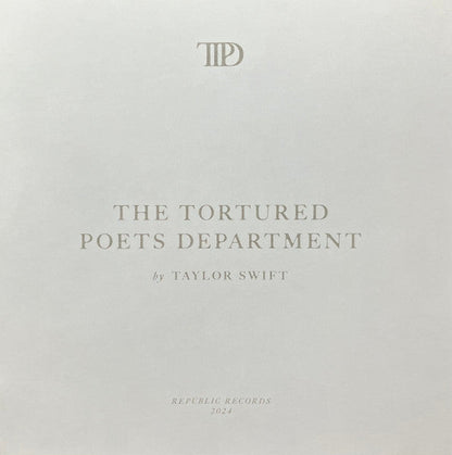 Taylor Swift - The Tortured Poets Department (2X LP) *Phantom Clear* | Near Mint (NM) Near Mint (NM)-