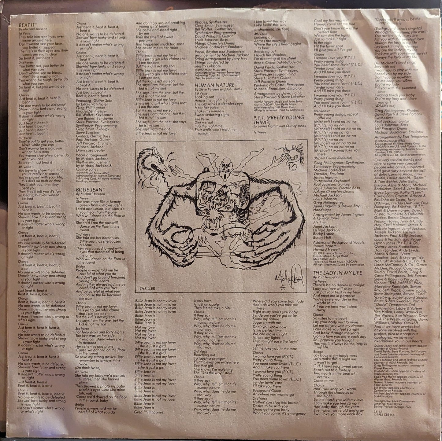 Michael Jackson - Thriller *1982 ORIGINAL* | Near Mint (NM) Excellent (EX)-