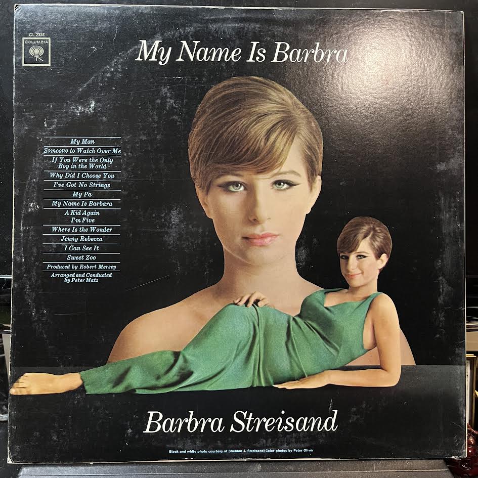 Barbra Streisand - My Name Is Barbra (VINYL) | Near Mint (NM) Near Mint (NM)--