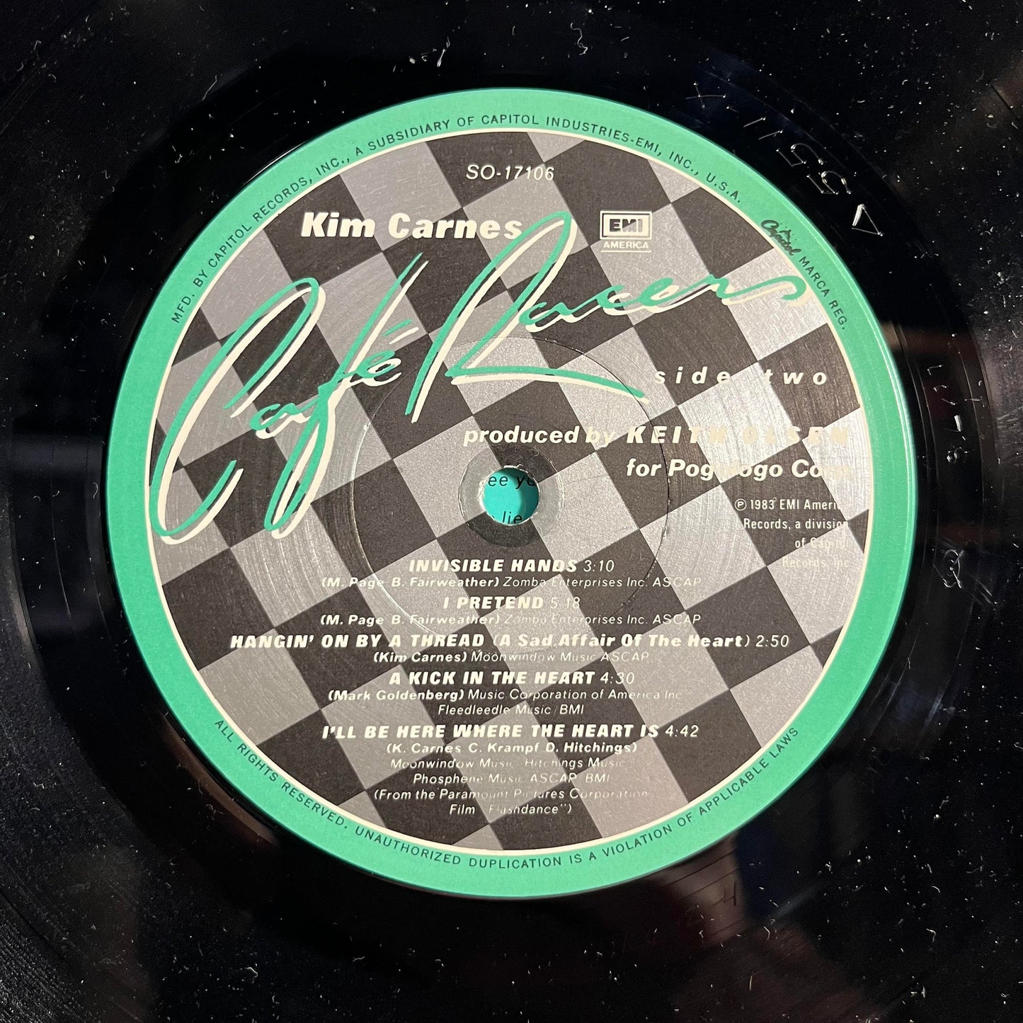 Kim Carnes - Café Racers *SHRINK/HYPE* | Near Mint (NM) Near Mint (NM)-