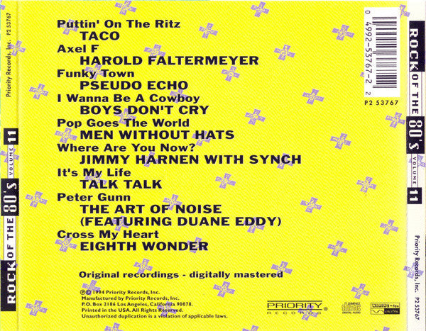 Various - Rock Of The 80's Volume 11 (CD) | Near Mint (NM) Near Mint (NM)-